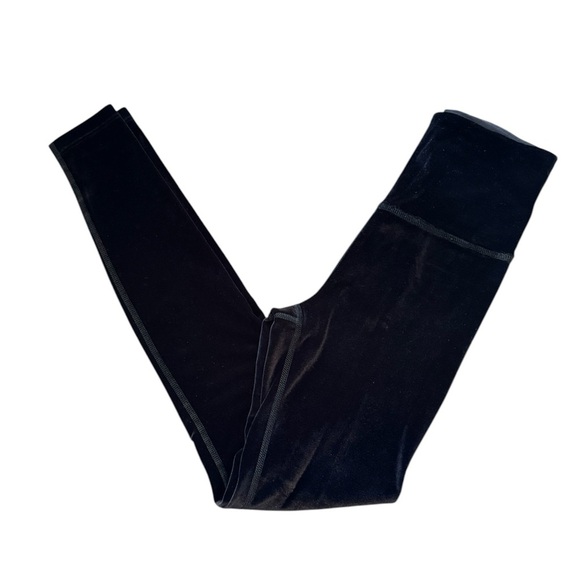 Beyond Yoga Velvet Motion High Waisted Midi Legging Black Velvet - Picture 2 of 7